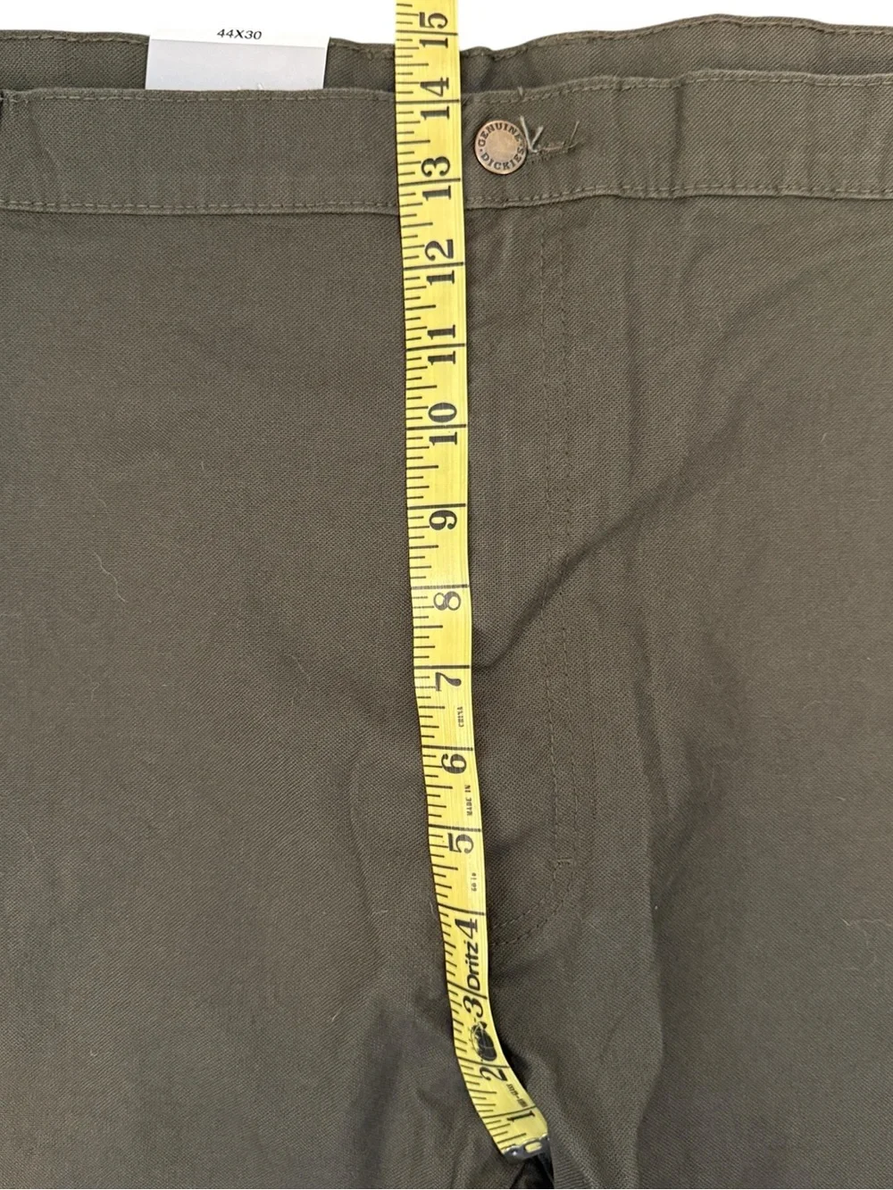 Dickies Duck Carpenter Pants NWT 44x30 Moss Green Relaxed Fit Flex Workwear